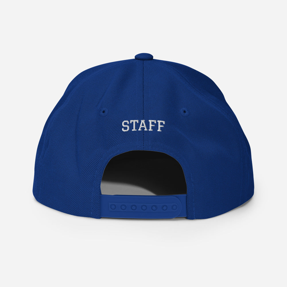 Bar-T Staff Snapback Hat (Customizable)