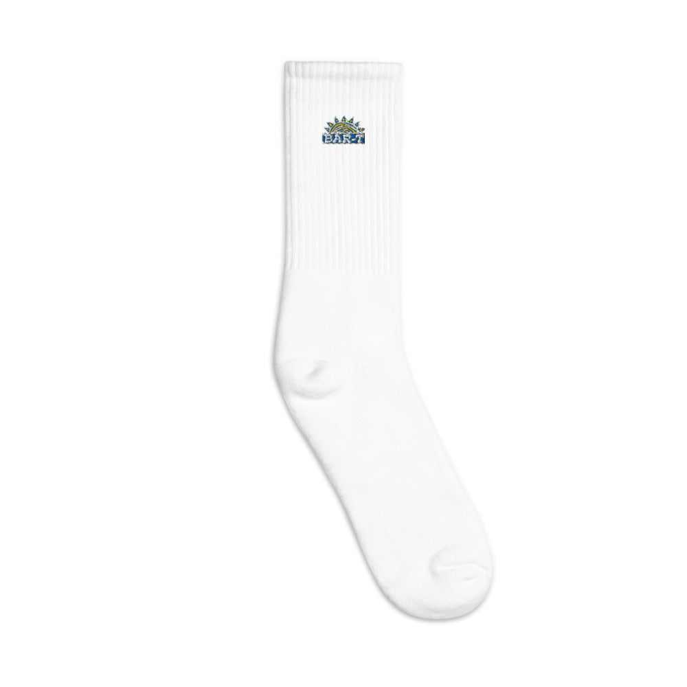 Bar-T Embroidered socks