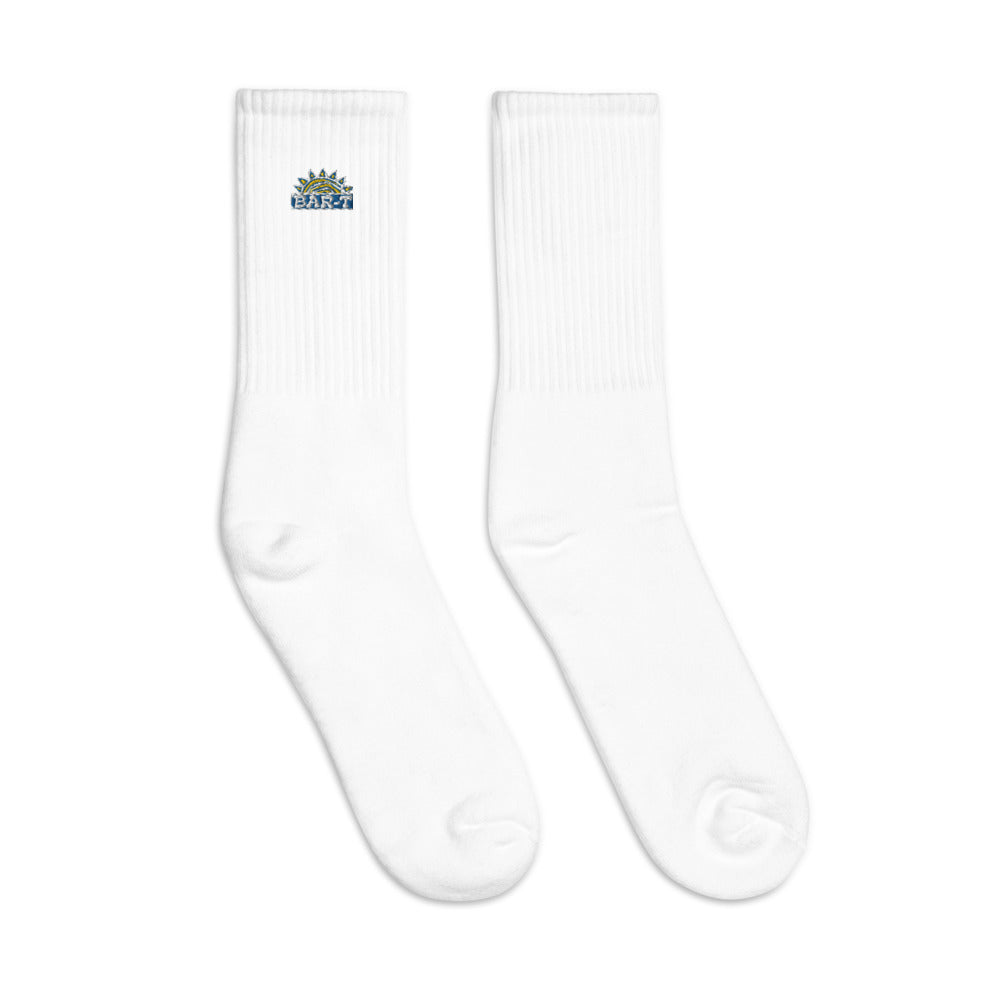 Bar-T Embroidered socks