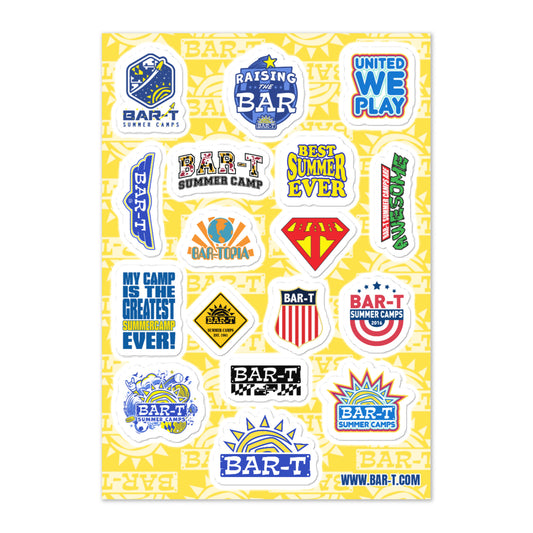 Bar-T Summer Camps Sticker sheet