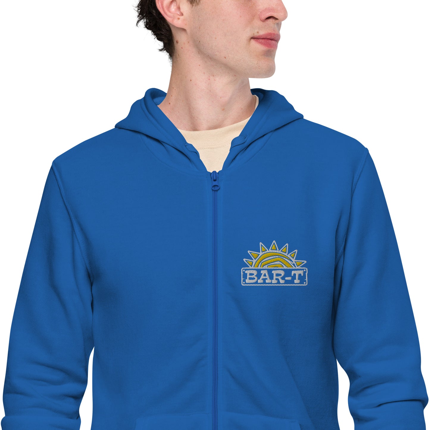 Bar-T Full Zip Hoodie with Embroidered Logo